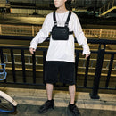 Hip Hop Vest Bag Men Women Oxford Cloth Waistcoat Streetwear Shoulder Belt