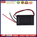 Car Digital DC 2.5/3-40V Voltmeter Automobile Motorcycle Two Wire Voltage Tes