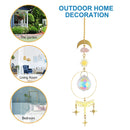 #A Crystal Wind Chime Prism Catchers Hanging Ornament Curtain Home Garden Pendan