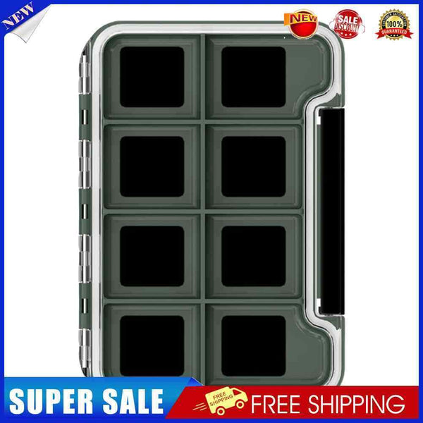#A Waterproof Fishing Tackle Box Large Storage Case Fishing Lure Spoon Hook Box