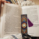 Handmade DIY Special Shaped Diamond Painting Leather Tassel Bookmarks Girl Gifts