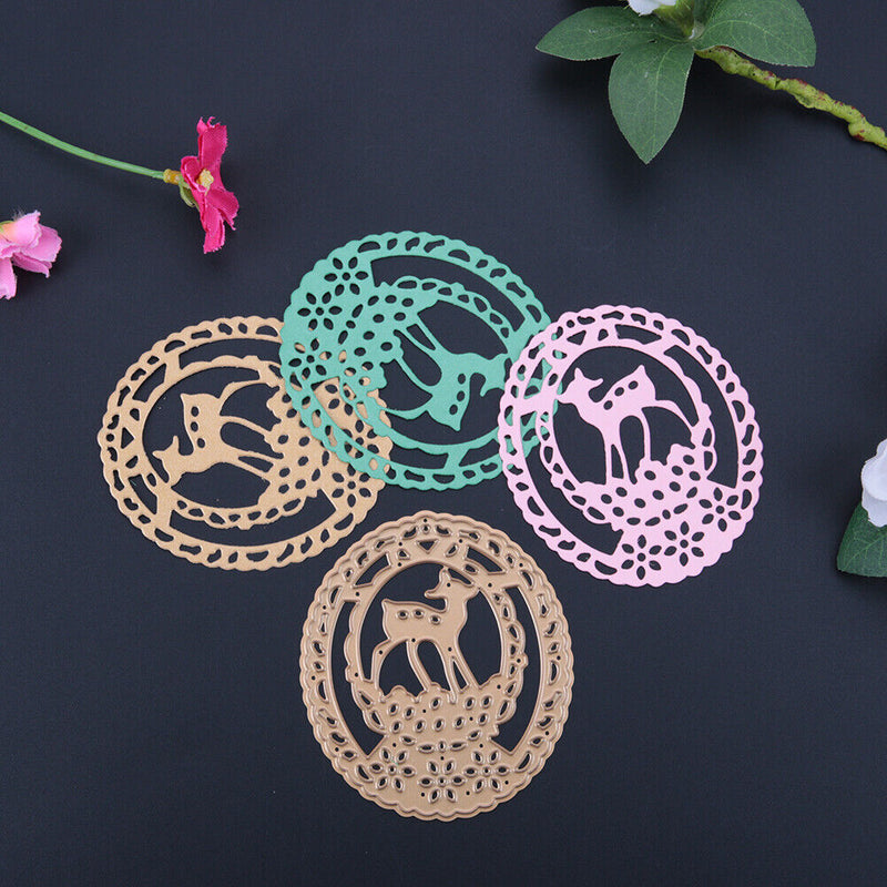 Deer Egg Metal Cutting Dies Stencils Xmas Party Craft Scrapbooking Card-140