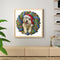 40x40cm Xmas Dog Frameless Picture Oil Paint By Numbers Hand Painted Home Decor