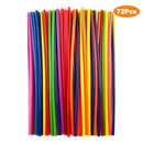 72pcs Colorful Spoke Skins Covers Lightweight Wheel Spoke Wraps Protection Cover