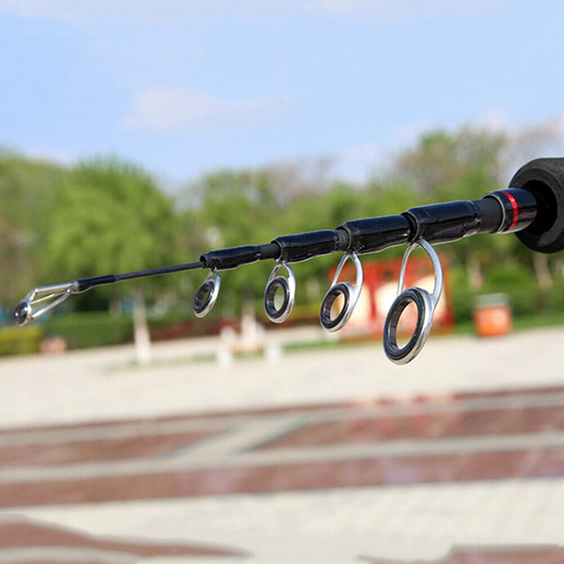 Telescopic Fishing Rod Lure Ultralight Carbon Fishing Pole (2.7m Spinning) Newly