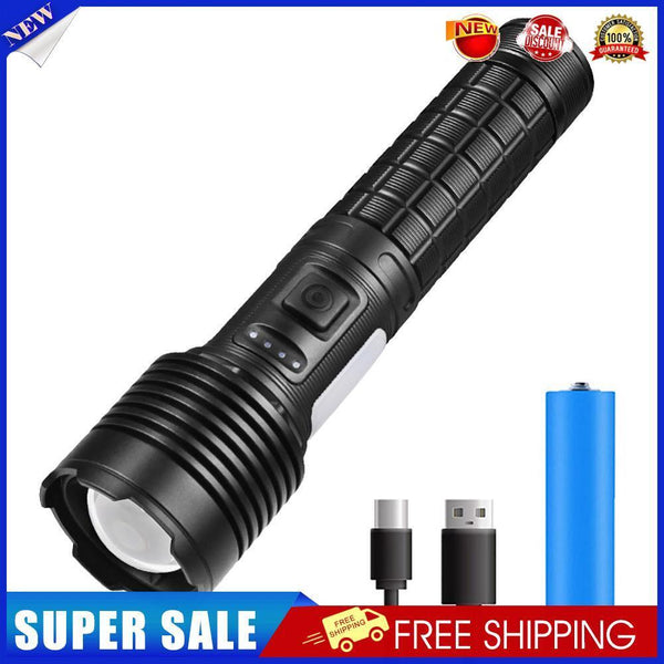 Waterproof XHP50 LED Torch 1000lm Telescopic Zoom Lamp for Camping Hiking