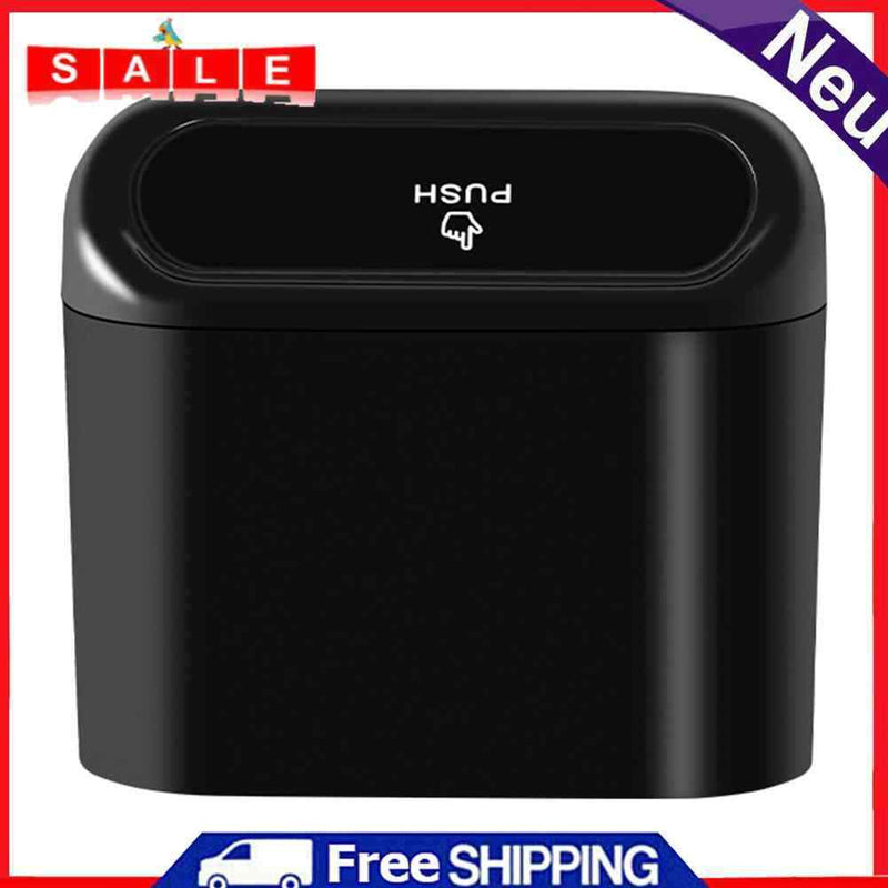 Car Trash Can 1L Door Seat Back Garbage Rubbish Bin Universal Auto Accessories