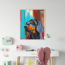 Animal Oil Paint By Numbers Kit DIY Acrylic Painting on Canvas Frameless Draw