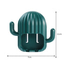 Cactus Wall Mounted Toothbrush Holder Toothpaste Storage Rack (Dark Green) Newly