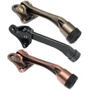 Home Bathroom Zinc Alloy Bedroom Door Stopper Rubber Buffer Doorstop Kick Down