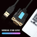 USB to RS232 COM Serial Port Cable Laptop 9 Pin Adapter for Win 10/8/7/XP