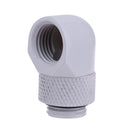 G1/4 Thread 90 Degree Fitting Adapter Rotary Water Cooled Connector(White) Newly