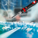 Electric Soldering Iron Portable Digital Display Adjustable Welder Red (EU)