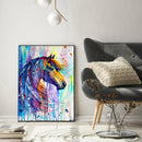 Painted Horse Diamond Painting Full Drill Square Rhinestone Embroidery Handwork
