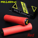 RISK 1 Pair Bicycle Handlebar Cover Non Slip Bike Handle End Grips (Red) Newly