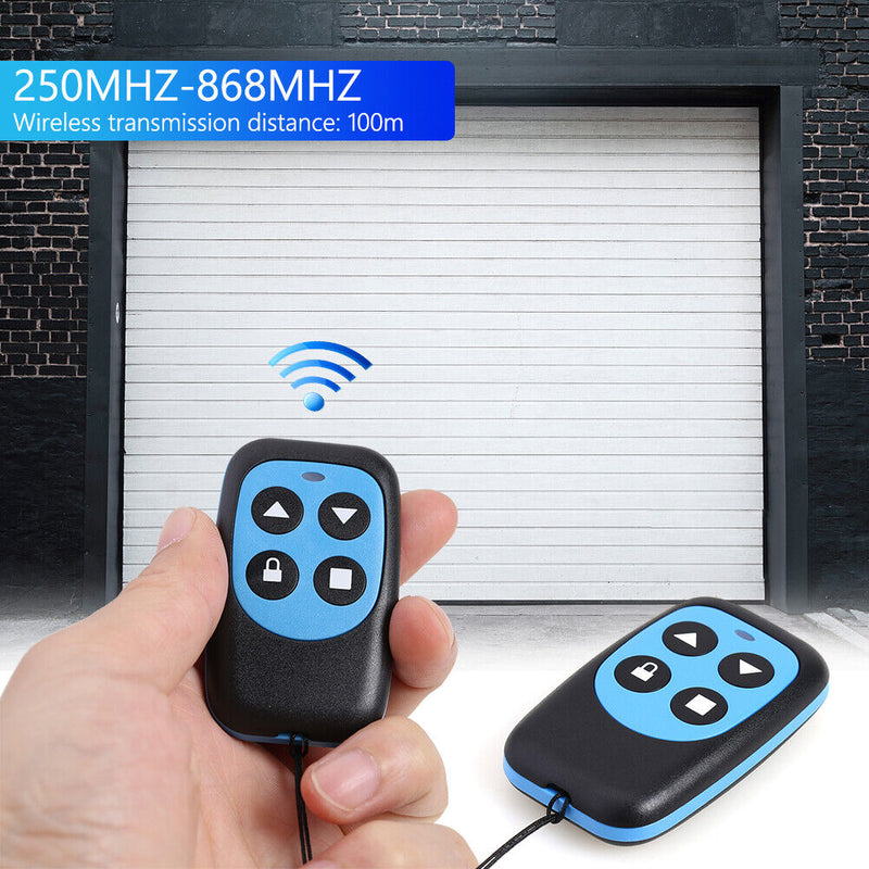 250MHz-868MHz Car Key Garage Door Gate Opener Remote Control Duplicator (A)