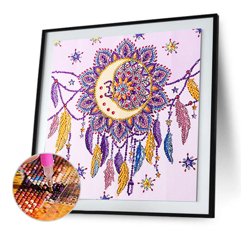 Diamond Painting Moon dream catcher Partial Special Rhinestone Picture