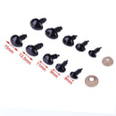 demiawaking 264pcs 6-12mm Colorful Plastic Safety Eyes Animal Eyes with Un