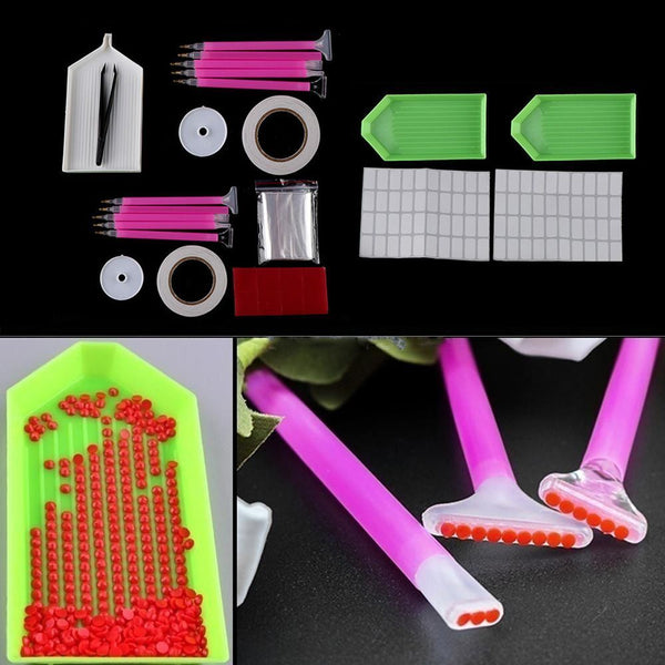 Embroidery Accessories 5D Diamond Painting Kits Rhinestone Boxes Cross Stitch