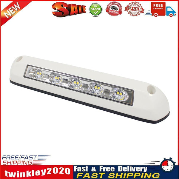 RV LED Awning Porch Light Waterproof Caravan Interior Wall Lamp (White) Newly
