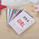 1 Set Baby Birth Month Days Commemorative Card Pregnant Women Photo Backgro