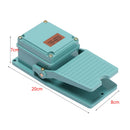 On/Off Power Foot Operated FootSwitch Momentary Electric Nonslip Pedal Switch