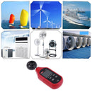 UNI-T UT363 Digital Speed Tester Mini Anemometer 0-30m/s Air Flow Monitor w/f T