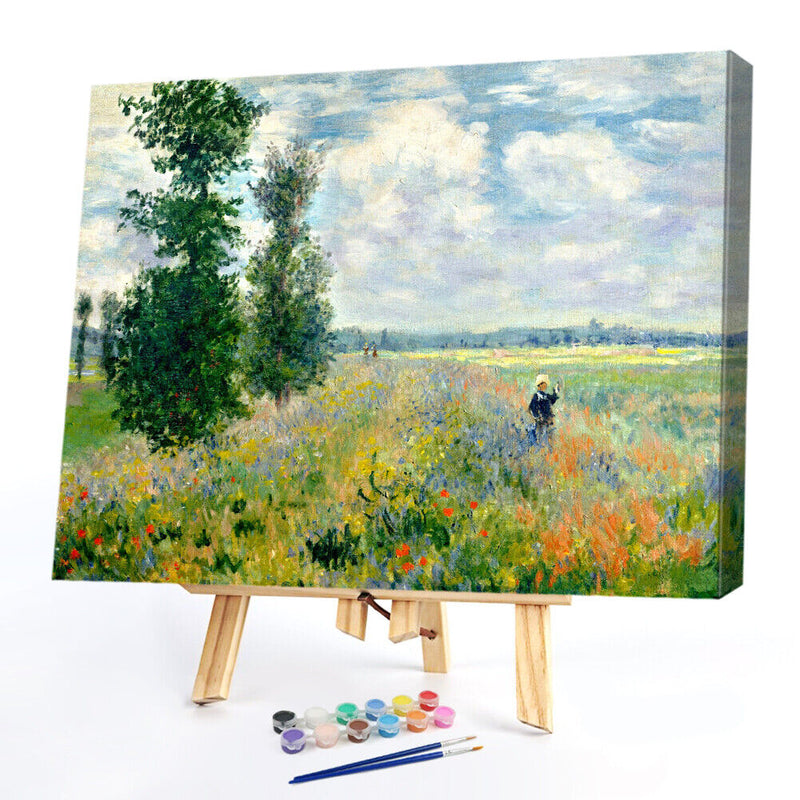 DIY Digital Picture Flower Frameless Oil Painting By Numbers Acrylic Handicra