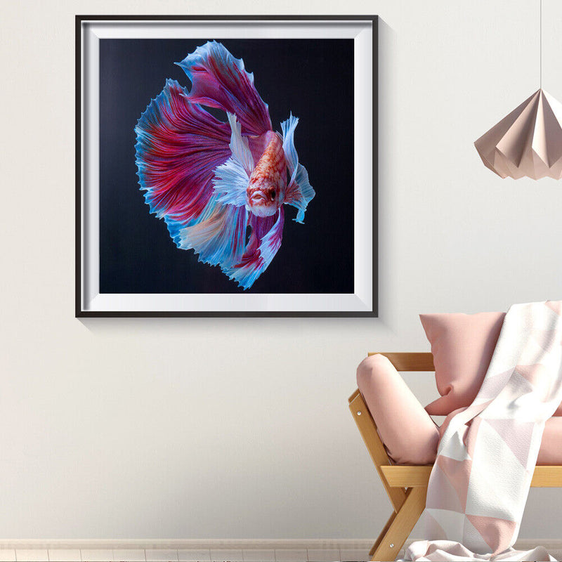 Diamond Painting Betta Full Round Drill Picture of Rhinestone DIY Drawing Kit