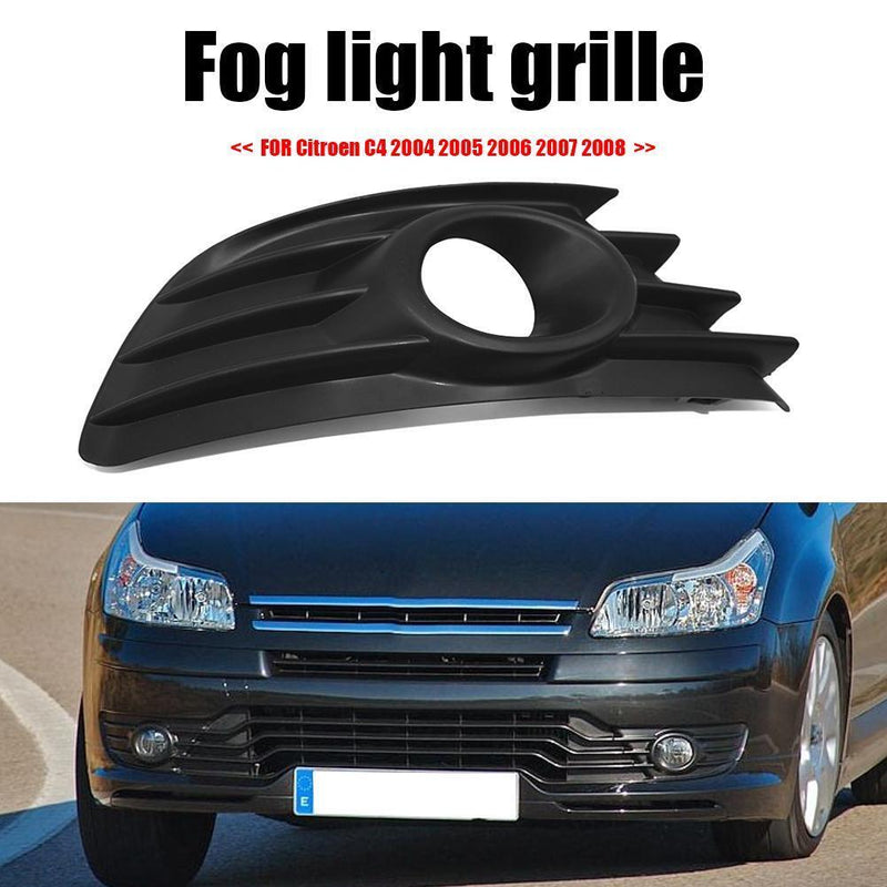 Front Bumper Fog Lamp Grill for Citroen C4 2004 2005 2006 2007 2008 (Left)