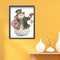 DIY Christmas Snowman Drawing Part Drill Special Shape Diamond Painting Kit