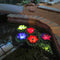 Lotus Solar Lights Flower Float Waterproof Outdoor Pond Pool Decor (Pink)