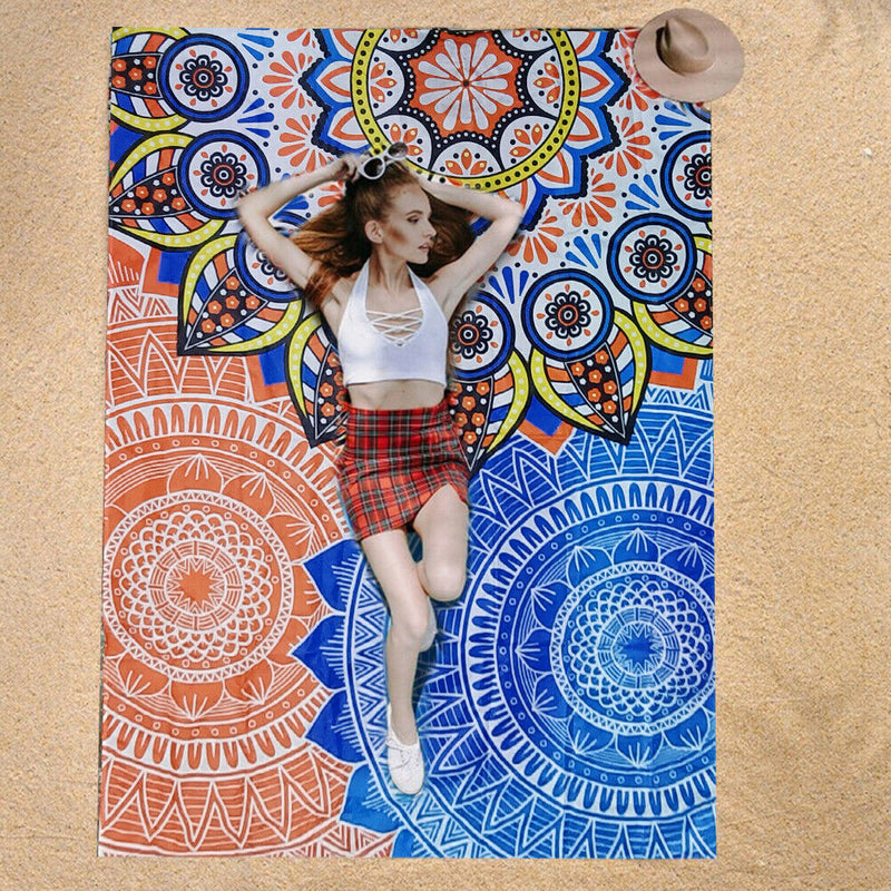 Waterproof Beach Blanket Portable Outdoor Hiking Picnic Camping Playing Mat