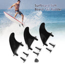 3x Soft Surf Fin for Surfboard Softboard Stand Up Paddle Board Accessories Newly