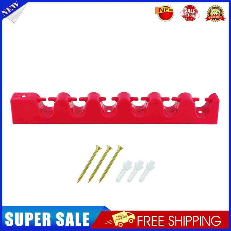 6 Holes Fishing Rod Storage Rack Wall Mounted Fishing Pole Display Stand Holder