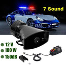 110dB Multipurpose Car Siren Horn 12V 100W Megaphone Warning Alarm Loudspeaker