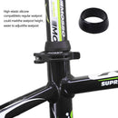 RISK Bicycle Seat Post Silicone Ring Waterproof Protector (Black 25-30mm) Newly