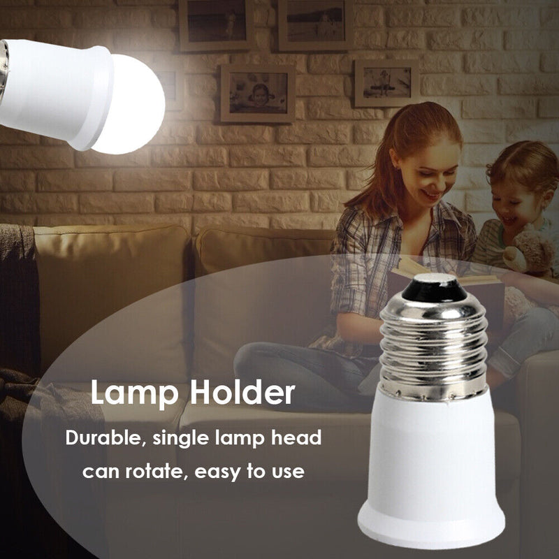 E27 Lamp Holder Rotary Adjustable LED Light Bulb Socket Adapter (10pcs) Newly