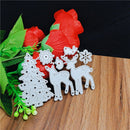 Christmas Tree Elk Cut Die DIY Scrapbooking Embossing Paper Card Stencils  Newly