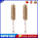 2pcs Car Steel Wire Brush Machine Paint Remover Cleaner with Drill (Copper)