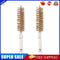 2pcs Car Steel Wire Brush Machine Paint Remover Cleaner with Drill (Copper)