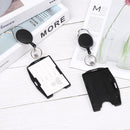 Plastic Card Sleeve ID Card Badge Holder Name Card Retractable Badge Holder