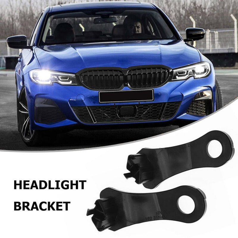 2pcs Car Front Headlight Repair Kit Plastic for 5 Series E60 E61 (No.1)