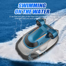 #A 10km/h 2.4ghz 4ch Rc Boat Induction Mini Watercraft Racing Ship for Kids Adul