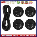 Stainless Steel D Ring Patch 2.5m Elastic Rope for SUP Paddle Board Surfboard