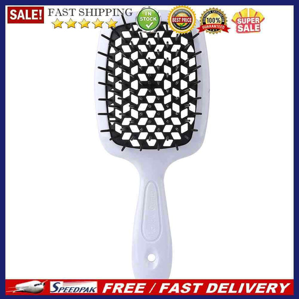 Hollow Grid Comb Salon DIY Hairdressing Tool Women Scalp Massage Styling Brus