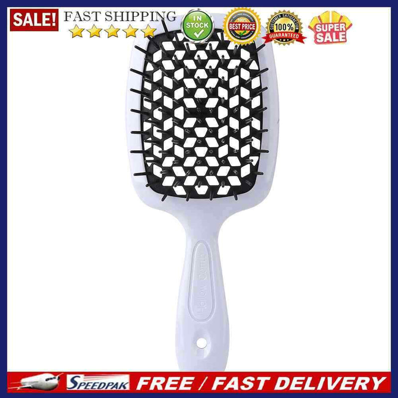 Hollow Grid Comb Salon DIY Hairdressing Tool Women Scalp Massage Styling Brus