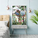 Partial Embroidery DIY Morning Glory 14CT Print Kit Cross Stitch Home Decoration