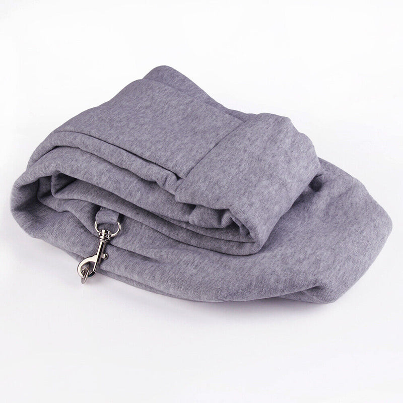 Pet Dog Cat Sling Shoulder Carrier Outdoor Travel Puppy Pouch Bag Grey