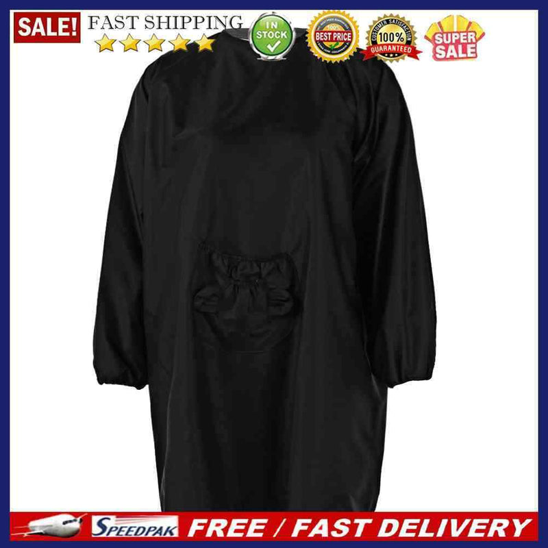 Pro Hairdressing Wraps Barber Apron Cutting Cape Hair Styling Tools Black